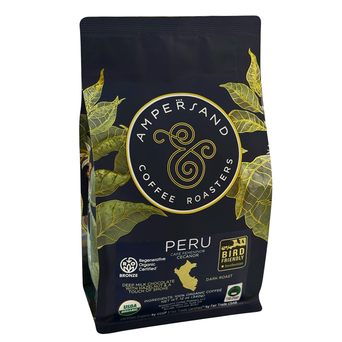 Dark Peru Cecanor - Regenerative Organic Certified, Bird Friendly